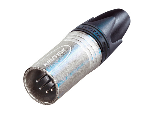 XLR-Armatur 5-pol. male, silber, NC5MXX